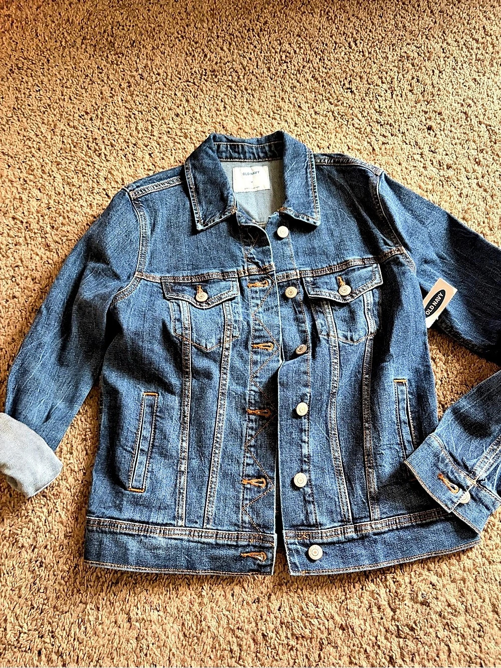 Old Navy Women's Denim Jacket Blue Medium NWT